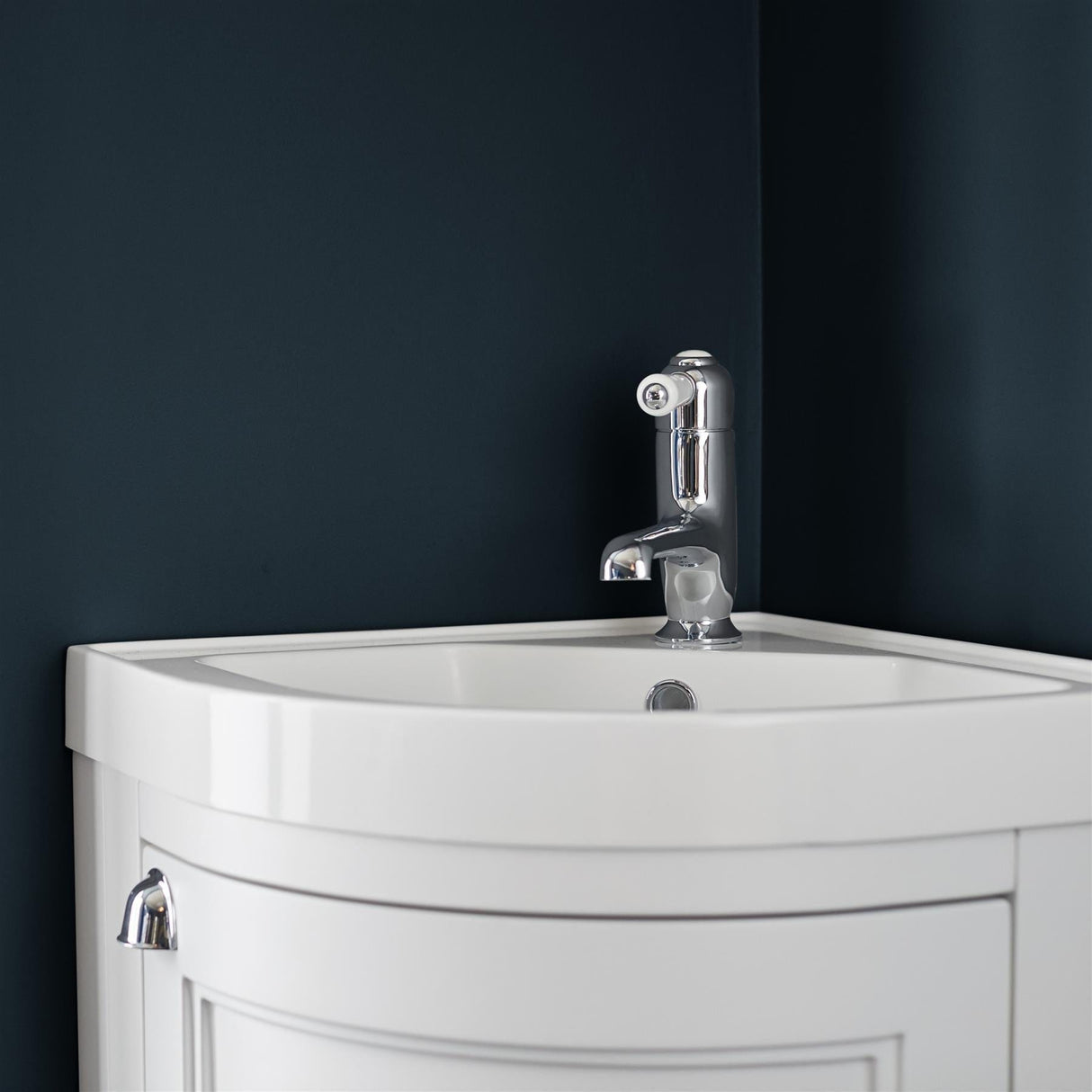 Burlington Cloakroom Vanity Unit Burlington Freestanding Corner Cloakroom Vanity Unit and Basin