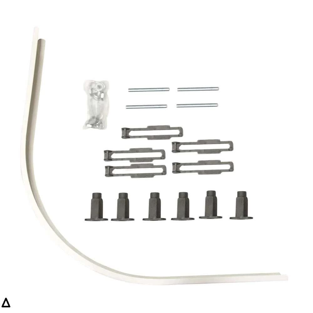 Aquarius Riser Kit Offset Quadrant Aquarius Urbano Riser Leg Kit for 45mm White Stone Resin Trays
