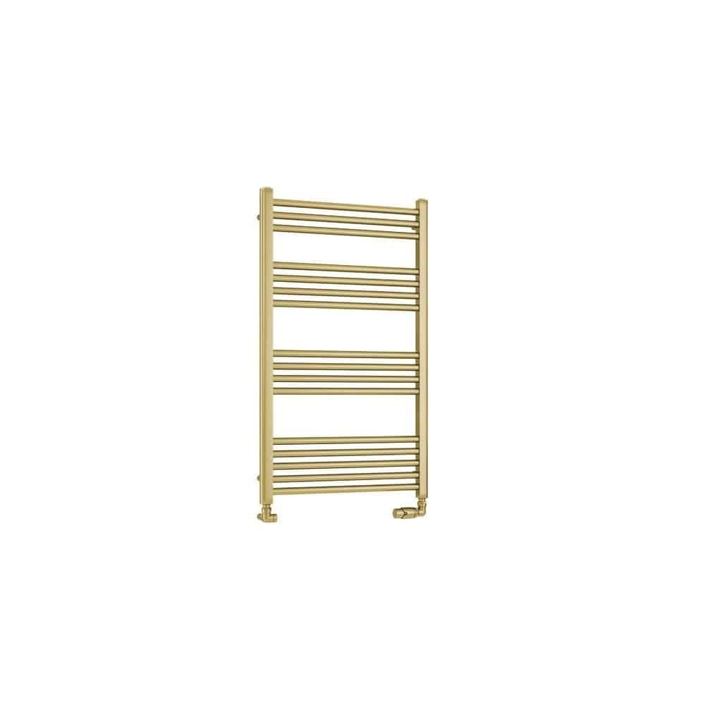 Eastbrook Wendover Straight Heated Towel Rail in Brushed Brass