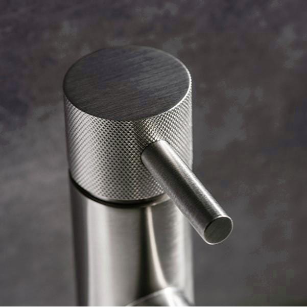 Crosswater Mono Basin Tap Crosswater MPRO Basin Mixer Tap with Knurled Handle
