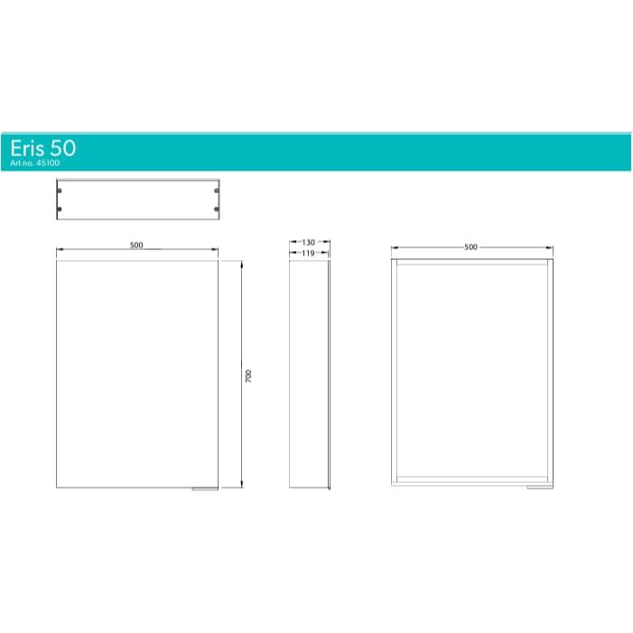 HiB Mirrored Cabinet HiB Eris Mirrored Cabinet