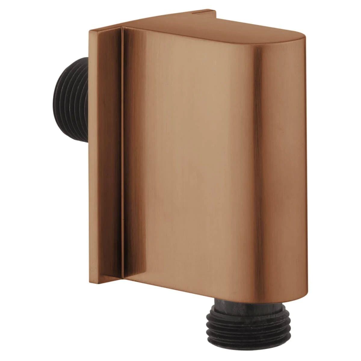 Crosswater Shower Elbow Brushed Bronze Crosswater MPRO Wall Outlet