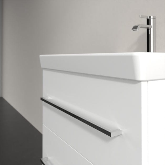 Villeroy & Boch Wall Mounted Vanity Unit Villeroy & Boch Avento Wall Hung Vanity Unit 580mm Two Drawers with Basin