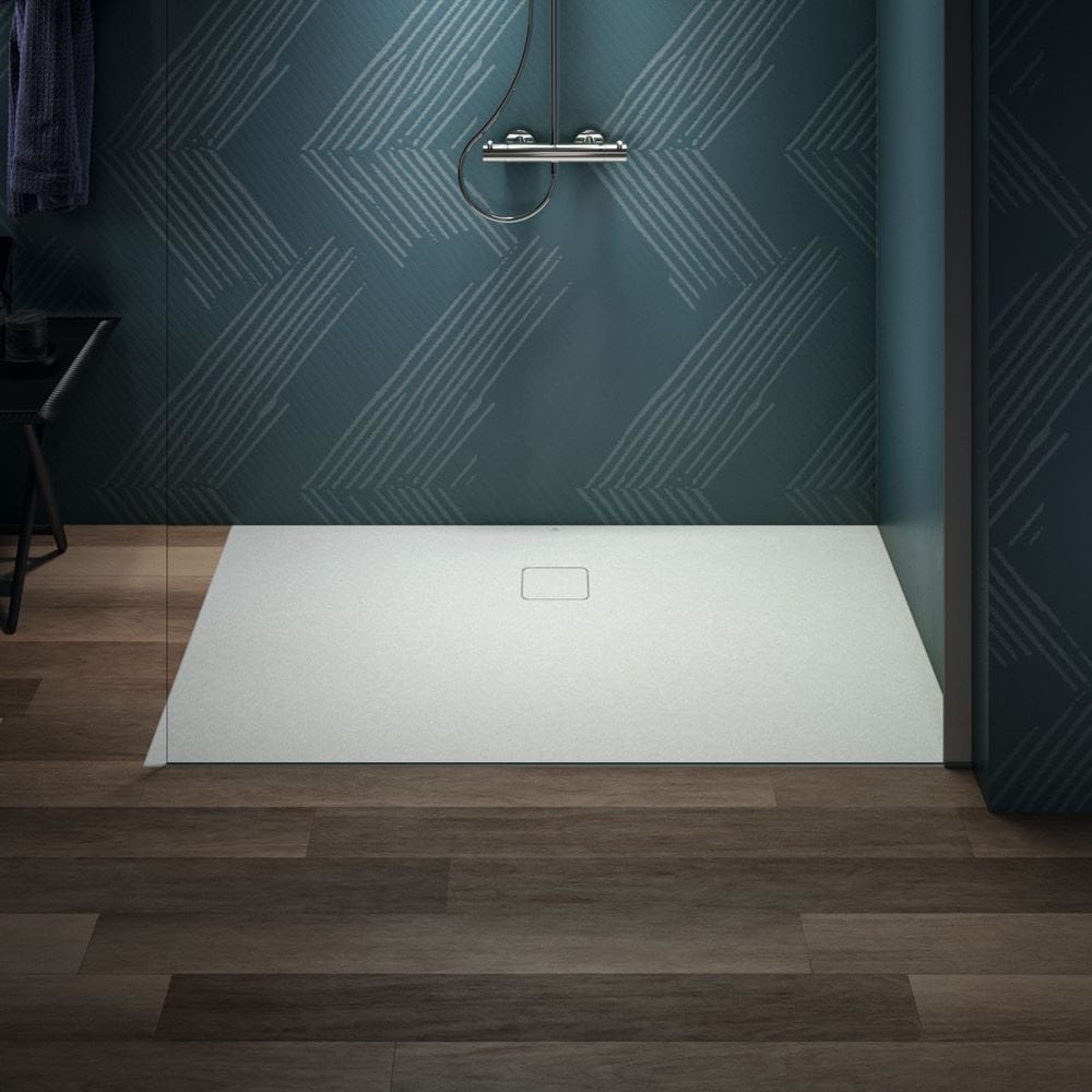 Ideal Standard Rectangle Shower Tray Ideal Standard Ultra Flat EVO 35mm Shower Tray in Silk White with Waste