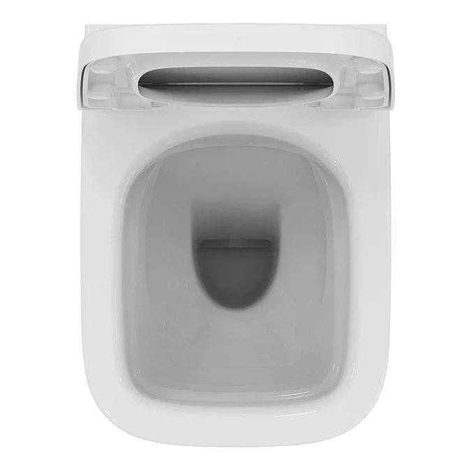 Ideal Standard Back to Wall Toilet Ideal Standard i.life S Back to Wall Compact Rimless Toilet with Soft Close Seat