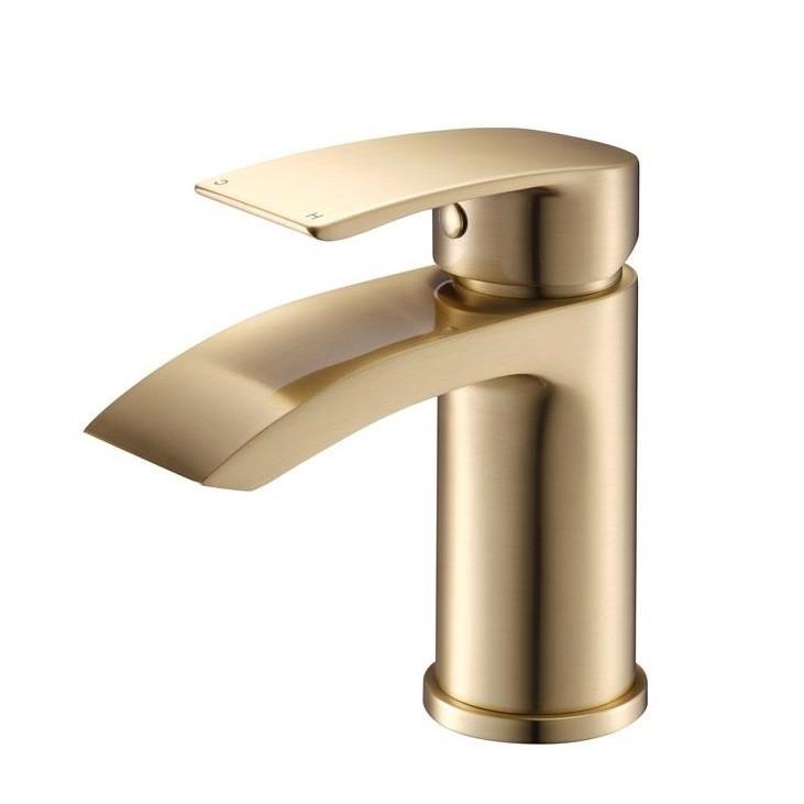 Aquarius Arc Mini Mono Basin Mixer Tap with Waste
