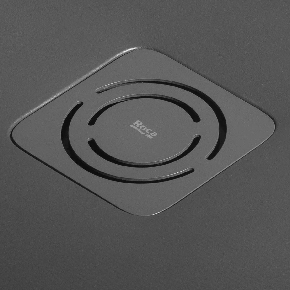 ROCA Square Shower Tray ROCA Terran-N Superslim Stonex® Square Shower Tray with Twist Colour Match Waste Cover