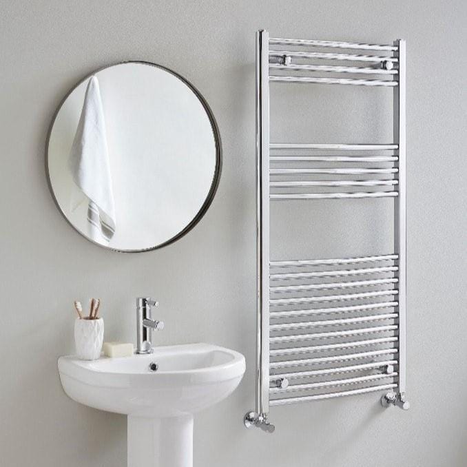 Vogue Vogue Combes Curved Ladder Towel Rail in Chrome