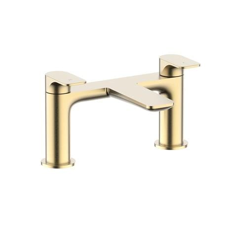 Crosswater Bath Mixer Brushed Brass Crosswater Fuse Bath Filler Tap