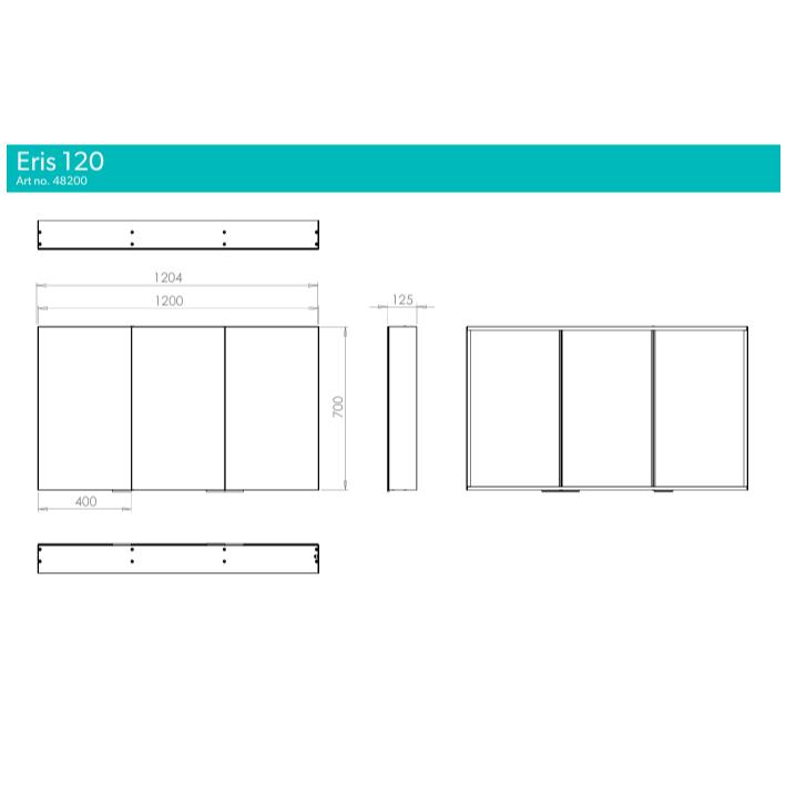 hib. Mirrored Cabinet hib. Eris Mirrored Cabinet