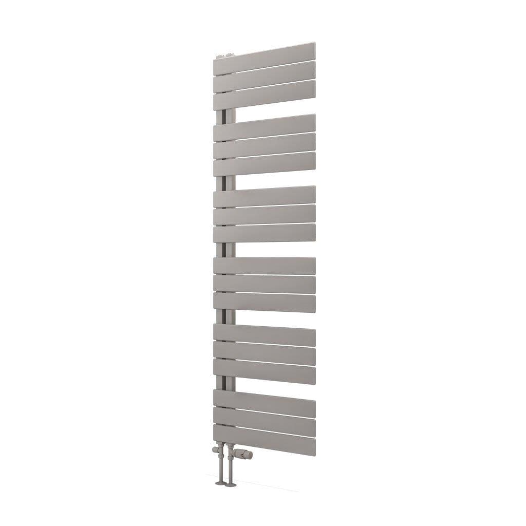 Eastbrook Designer Towel Radiator 1640 x 500 / Central Heating Eastbrook Helmsley Straight Vertical Designer Towel Rail in Matt Grey