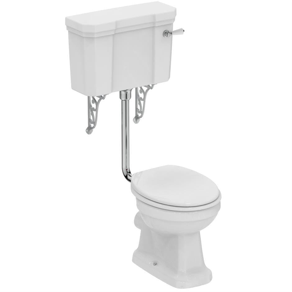 ideal Standard Low Level Toilet White Ideal Standard Waverley Low Level Traditional Toilet with Seat