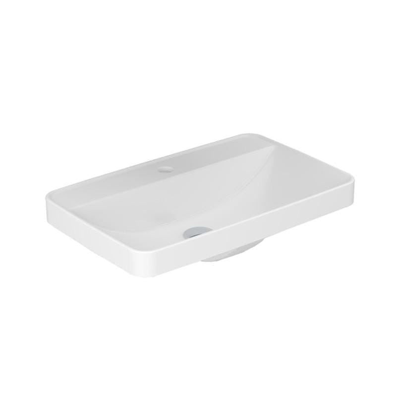 Imex Wall Mounted Vanity Unit Imex Arco Wall Hung 800mm Single Drawer Vanity Unit with Worktop and Inset Basin