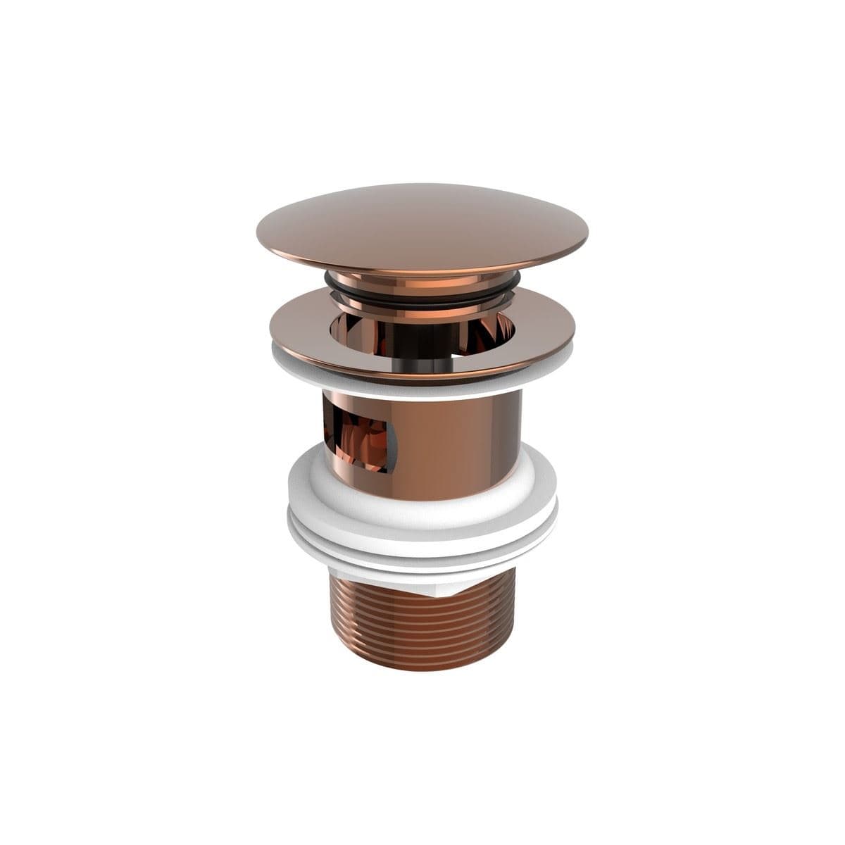 Roca Basin Waste Rose Gold Roca Click-Clack 65mm Slotted Basin Waste