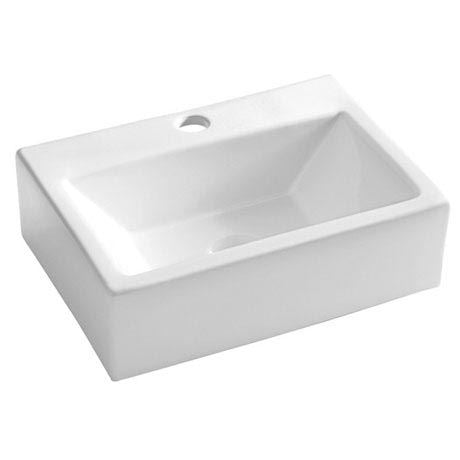 Crosswater Gerona 425mm Counterop or Wall Mounted Basin with 1 Tap Hole