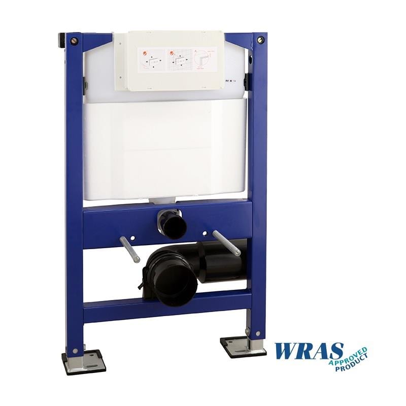 Aquarius Wall Hung WC Frame 820 x 500mm Aquarius Drake Wall Mounted WC Frame and Cistern