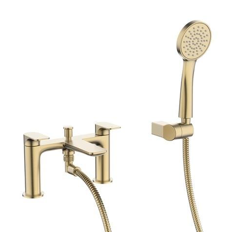 Crosswater Bath Shower Mixer Brushed Brass Crosswater Fuse Bath Shower Mixer