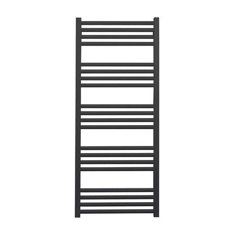 Crosswater Ladder Rail 1140 x 480mm / Dual Fuel Crosswater MPRO Designer Vertical Towel Radiator in Matt Black