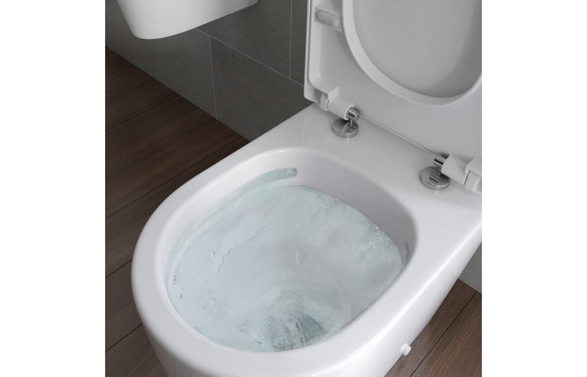Aquarius Close Coupled Toilet Aquarius Emma Rimless Close Coupled Fully Shrouded WC and Soft Close Seat