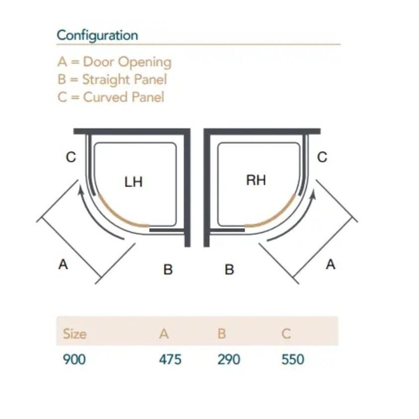 Merlyn Quadrant Shower Enclosure Merlyn Ionic Essence Frameless 8mm 1 Door Quadrant Shower Enclosure