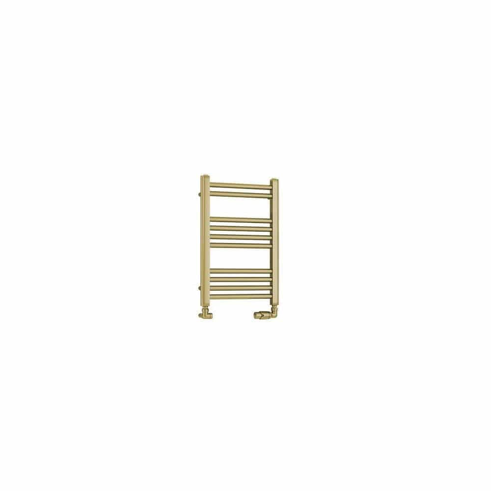 Eastbrook Ladder Rail Eastbrook Wendover Straight Heated Towel Rail in Brushed Brass