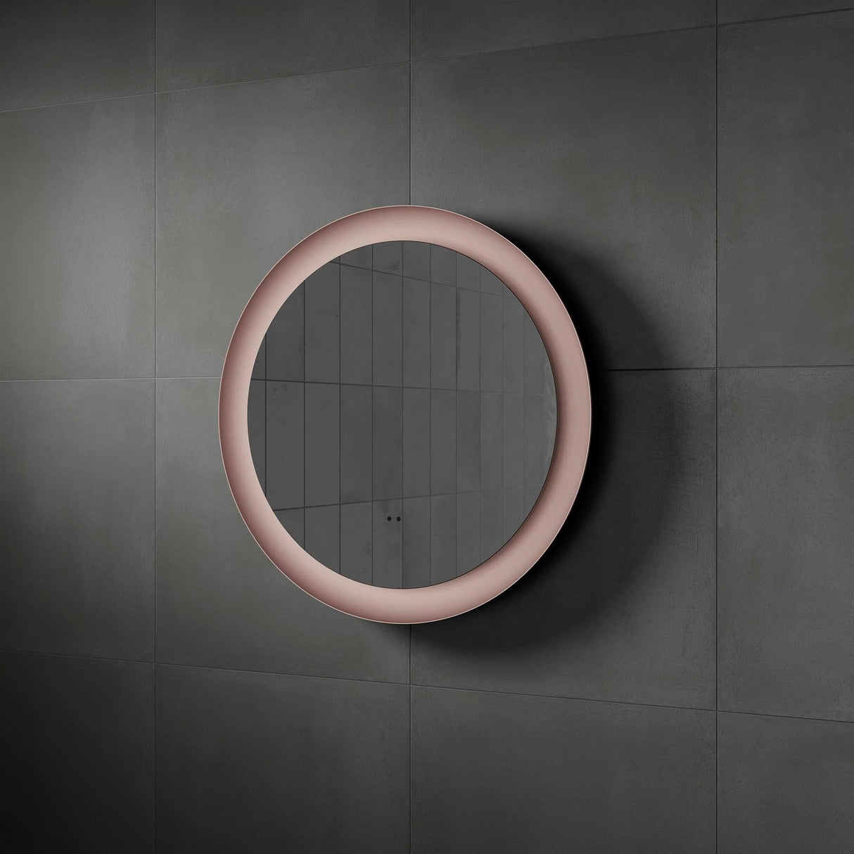 HiB Illuminated Mirror HiB Vaida Round LED Illuminated Mirror