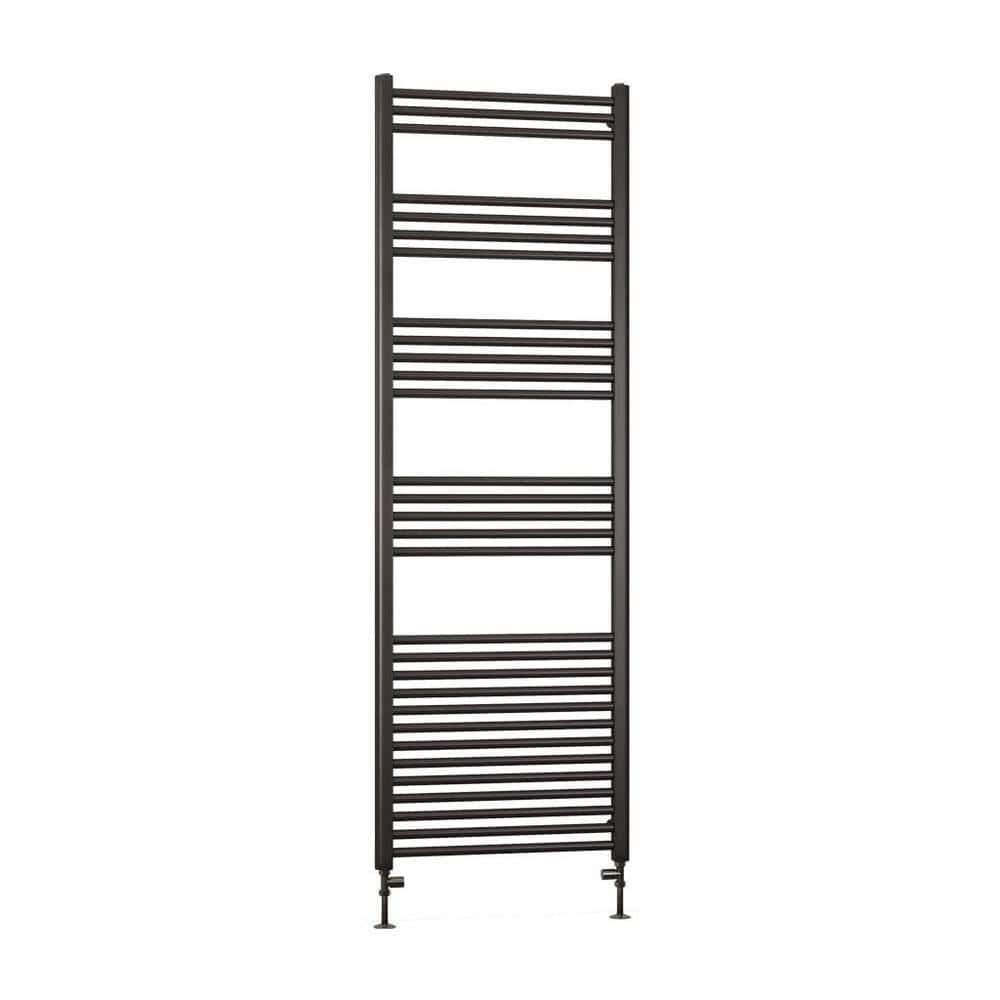 Eastbrook Ladder Rail Eastbrook Wendover Straight Heated Towel Rail in Brushed Gunmetal