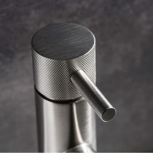 Crosswater Mono Basin Tap Crosswater MPRO Basin Mixer Tap with Knurled Handle