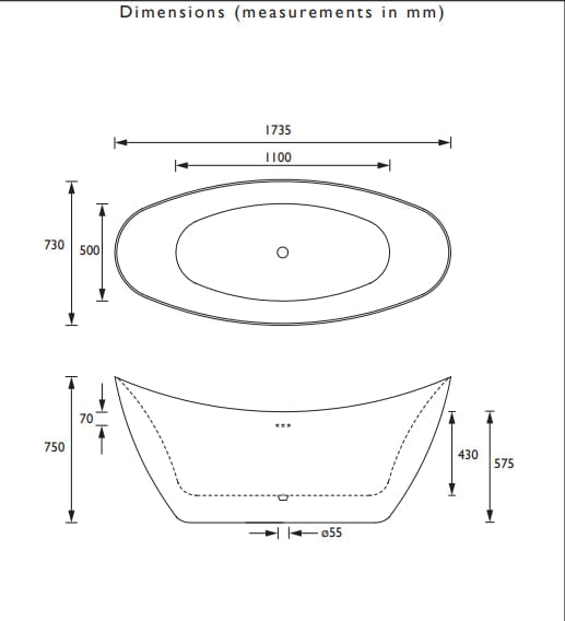 Heritage Roll Top and Slipper Freestanding Bath Heritage Hylton Freestanding Slipper Bath