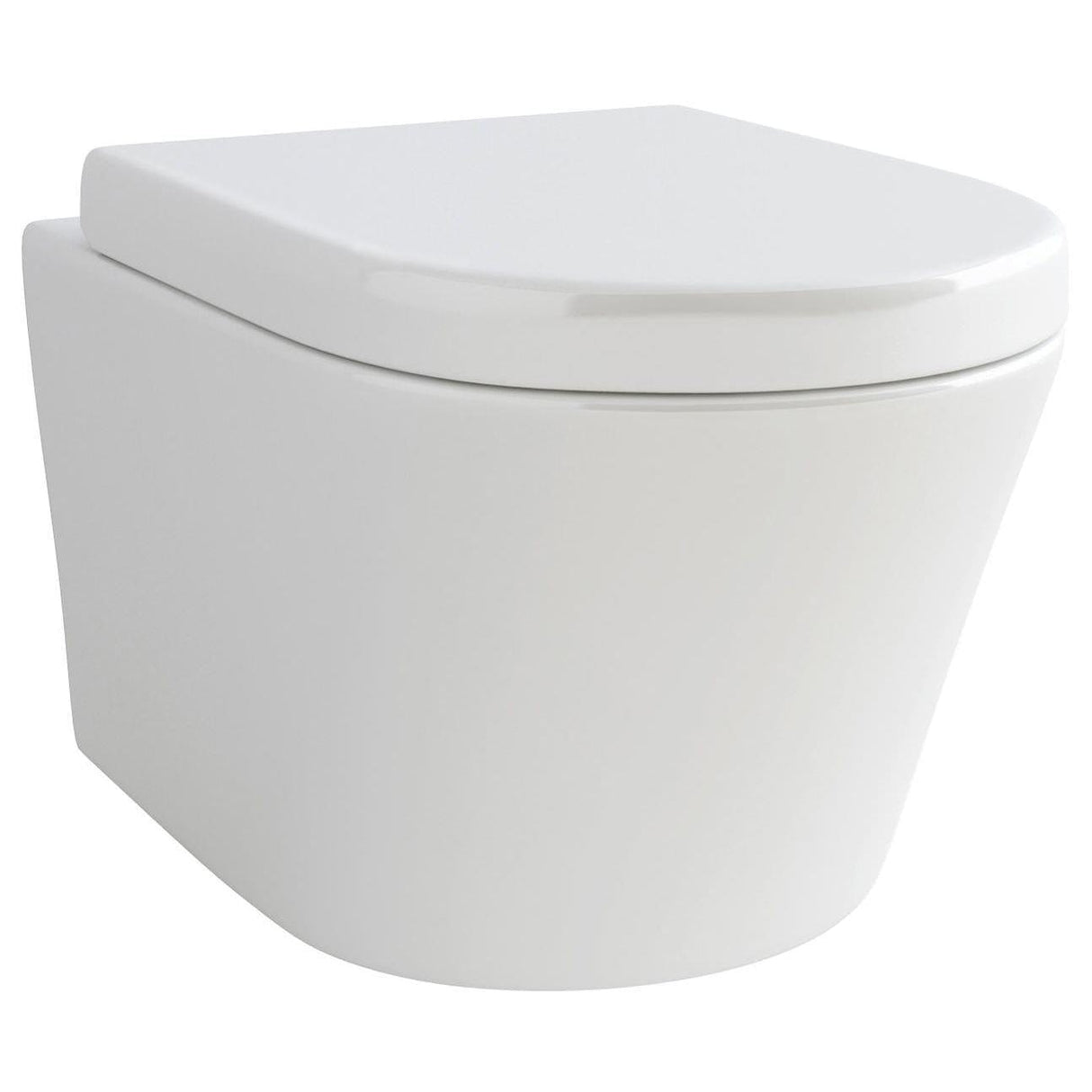 Imex Wall Hung Toilet Imex Arco Rimless Wall Hung Toilet with Soft Close Seat in White