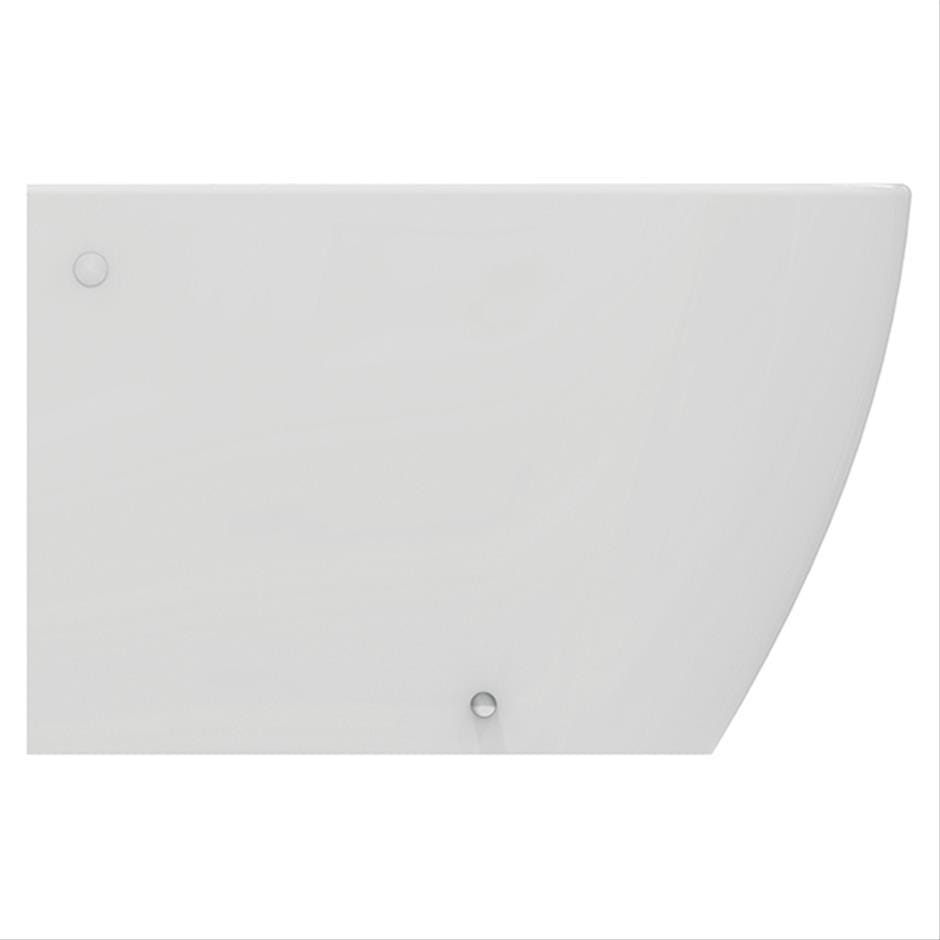 Ideal Standard Close Coupled Toilet Ideal Standard i.life O Close Coupled Rimless Toilet with HydroTwist Flush and Soft Close Seat