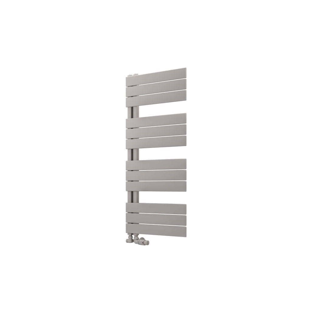 Eastbrook Designer Towel Radiator 1150 x 500 / Dual Fuel Eastbrook Helmsley Straight Vertical Designer Towel Rail in Matt Grey