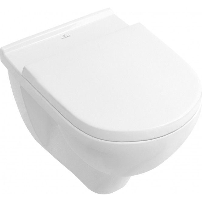 Villeroy & Boch O.Novo Wall Hung Rimless Toilet with Soft Close Seat