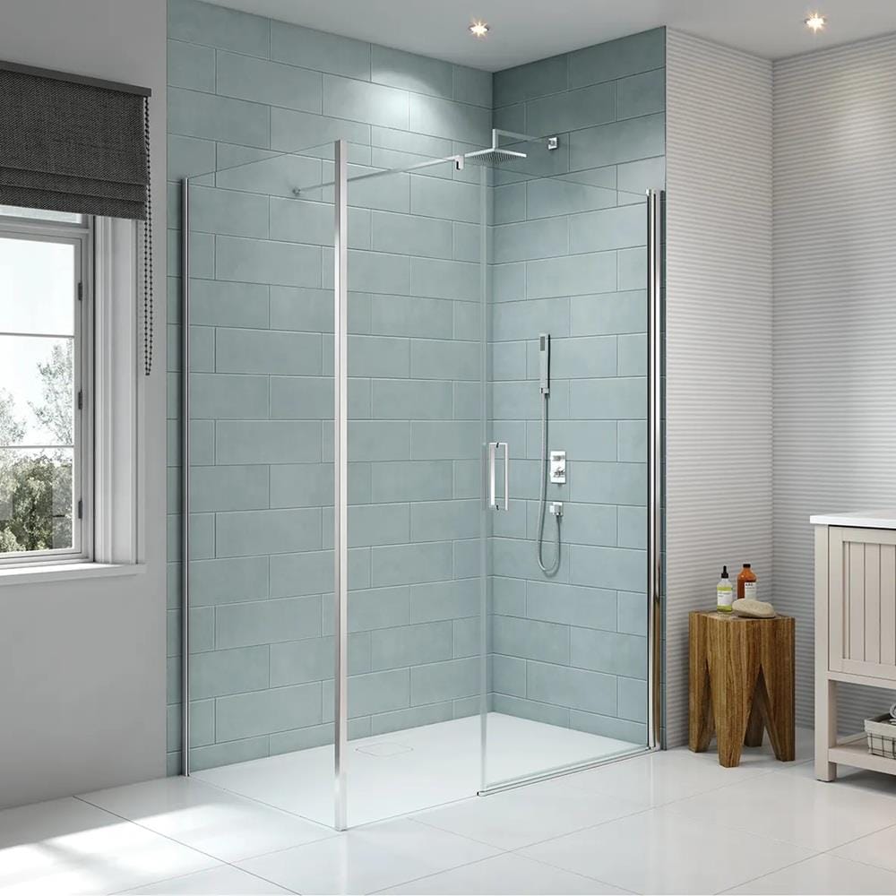 Merlyn Pivot Shower Door Merlyn 8 Series Frameless Pivot Door with Inline Panel