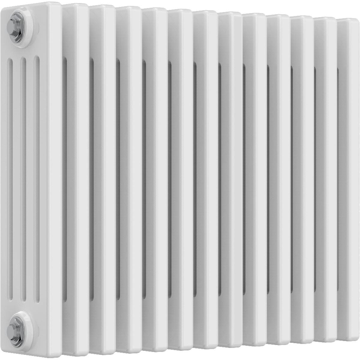 Aquarius Bathrooms Column Radiator Aquarius Foundry Horizontal 4 Column Radiator in White