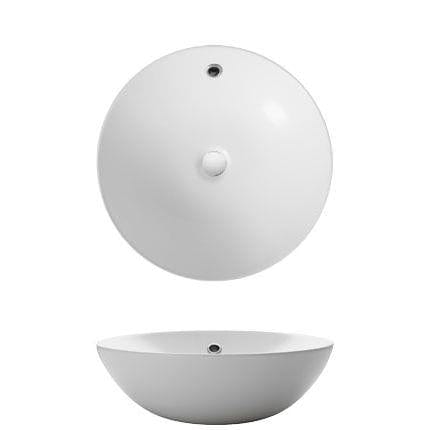 Crosswater Countertop Basin Crosswater Castellon PLUS Countertop Basin 430mm in White