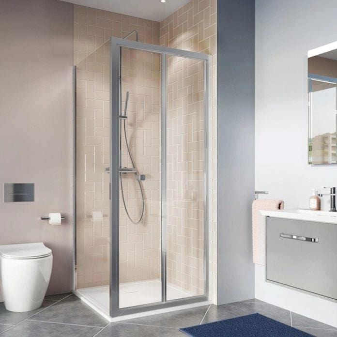 Crosswater Bi-Fold Shower Door Crosswater Clear 6 Bifold Shower Door