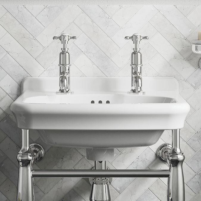 Burlington Pillar Basin Tap Burlington Guild Basin Pillar Taps (Pair)