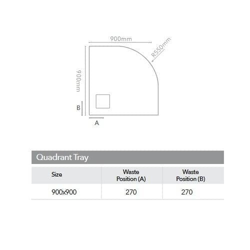 Merlyn Quadrant Shower Tray Merlyn Truestone Quadrant Shower Tray