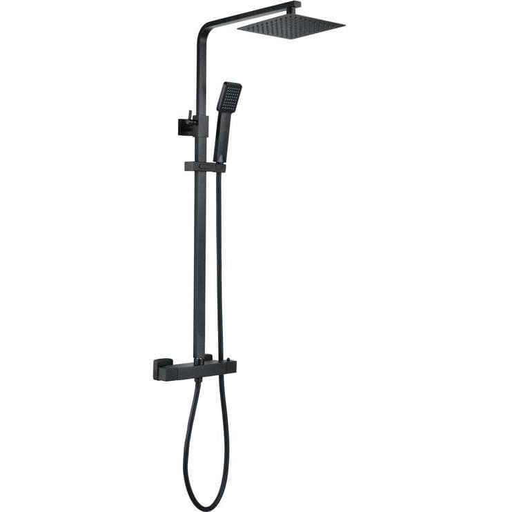Aquarius Bathrooms Exposed Shower Set Aquarius Zacha Square Exposed Shower Valve Set with Shower Head and Handset