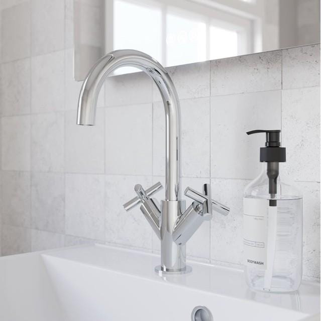 Crosswater Mono Basin Tap Crosswater MPRO Crosshead Monobloc Basin Mixer Tap