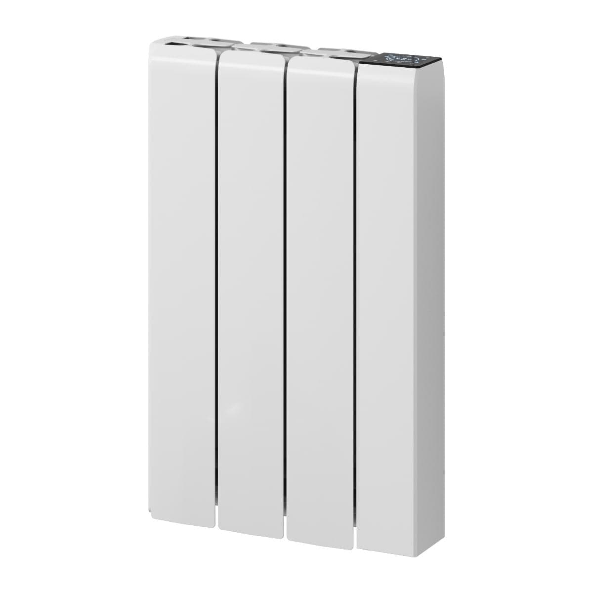Reina Panel Radiator 570 x 360mm / White Reina Aron Electric Radiator with Ceramic Core and Wi-Fi Enabled LCD Display