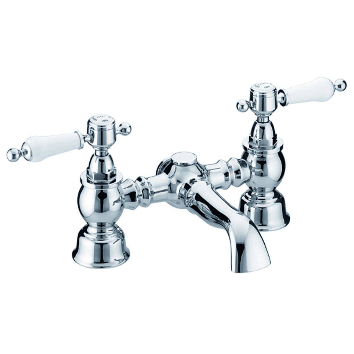 Heritage Bath Mixer Chrome Heritage Glastonbury Bath Filler Tap
