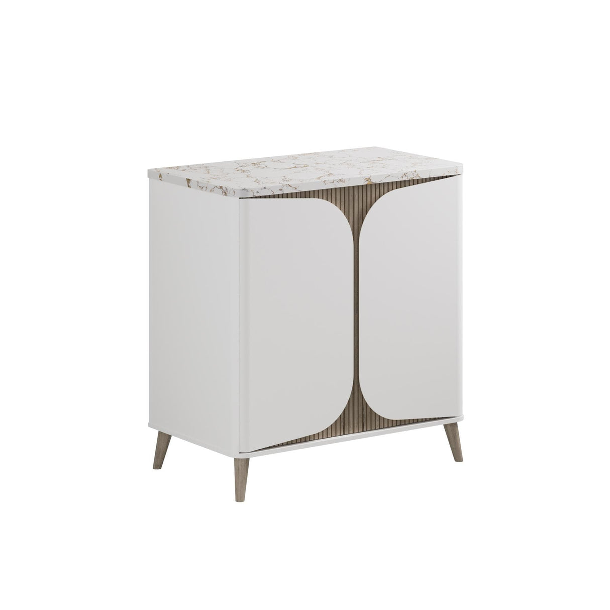 Crosswater Floor Standing Vanity Unit Crosswater Tambour 800mm Floor Standing Two Door Vanity Unit with Basin or Worktop