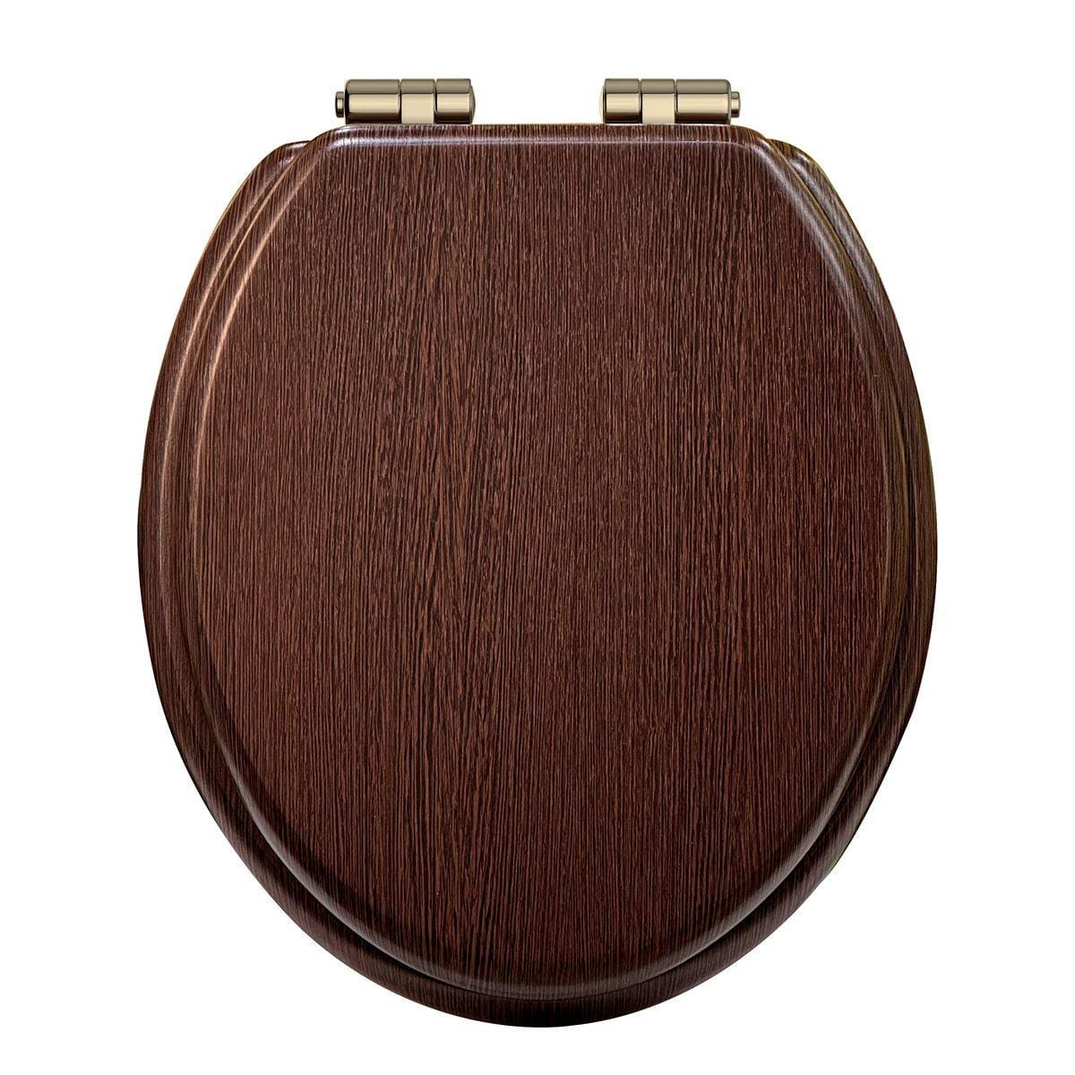 Heritage Soft Close Wooden Toilet Seat