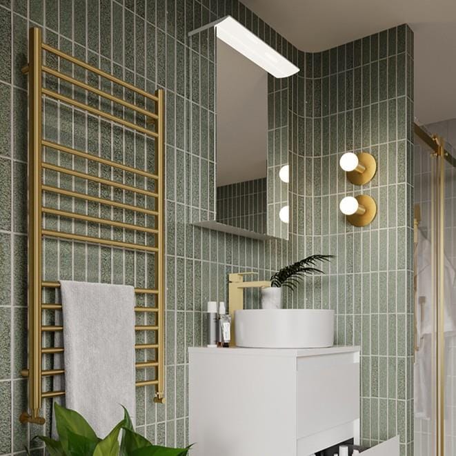 Saneux Ladder Rail Saneux Ember Straight Vertical Electric Only Towel Rail