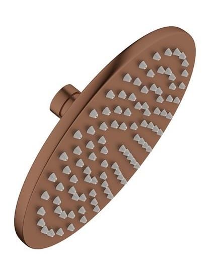 Crosswater Fixed Shower Head Brushed Bronze Crosswater MPRO 200mm Round Fixed Shower Head