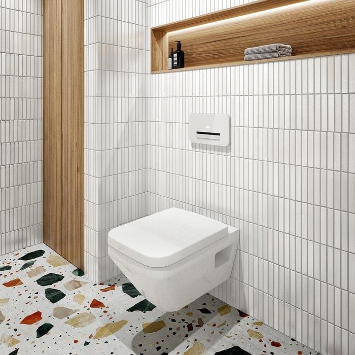 Villeroy & Boch Toilet Seat Villeroy & Boch Architectura Soft Close Toilet Seat with QuickRelease in White Alpin