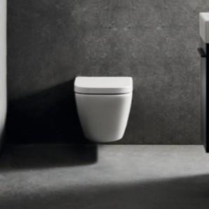 Ideal Standard Wall Hung Toilet Ideal Standard i.life S Wall Hung Compact Rimless Toilet with Soft Close Seat