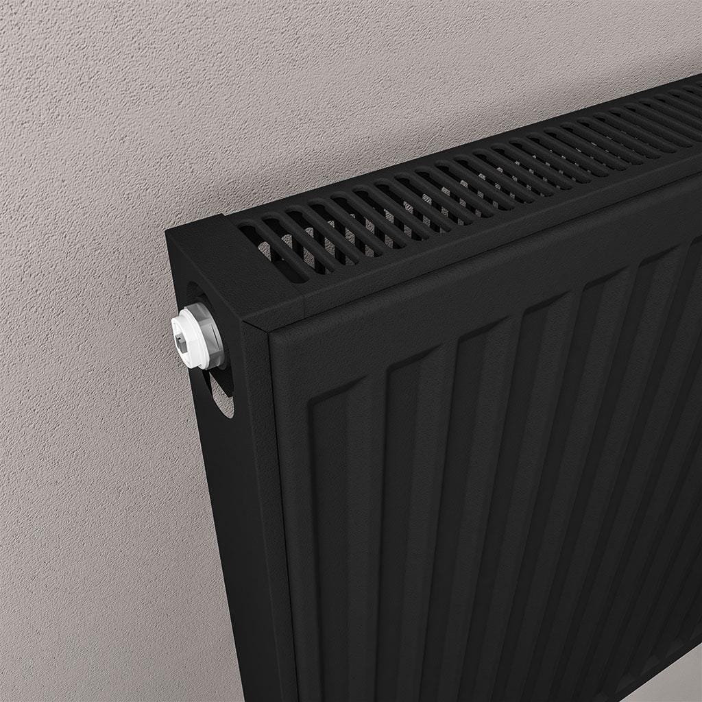 Aquarius Type 11 Aquarius Type 11 Compact Panel Radiator In Matt Black